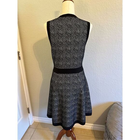 Kate Spade Out West Mod Plaid Knit Sweater Swing Dress Size Small OUMU1094 - Picture 5 of 13